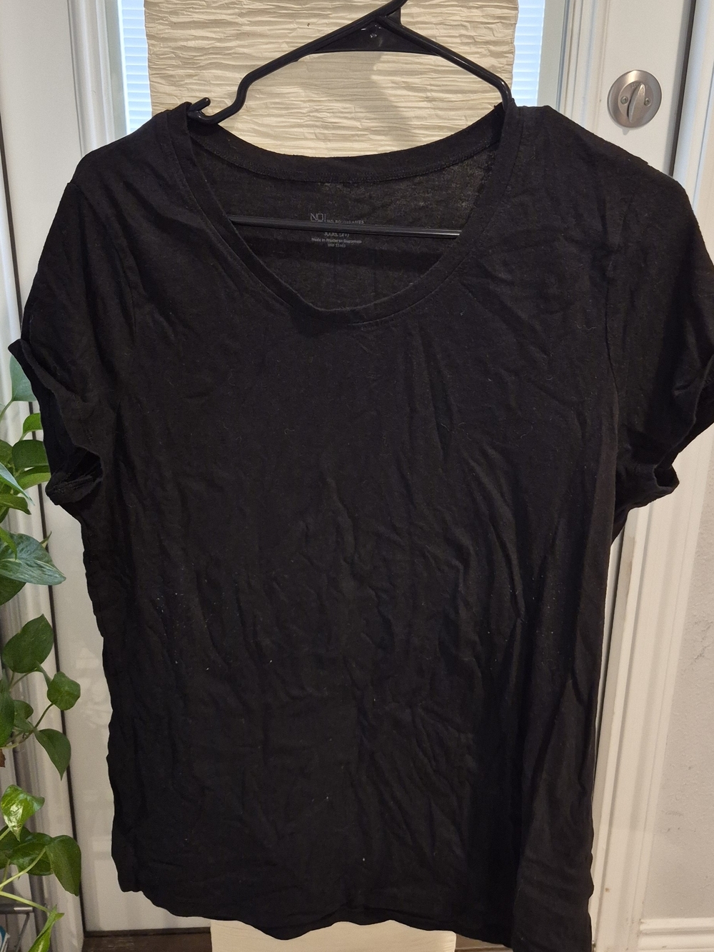 No Boundaries Black Short Sleeve Crew Tee